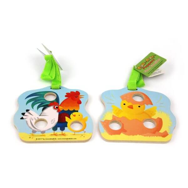 Chickens Poke-a-Dot® Poppers Toy - Lucy's Design