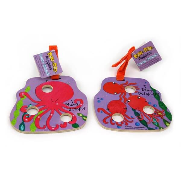 Octopuses Poke-a-Dot® Poppers Toy - Lucy's Design